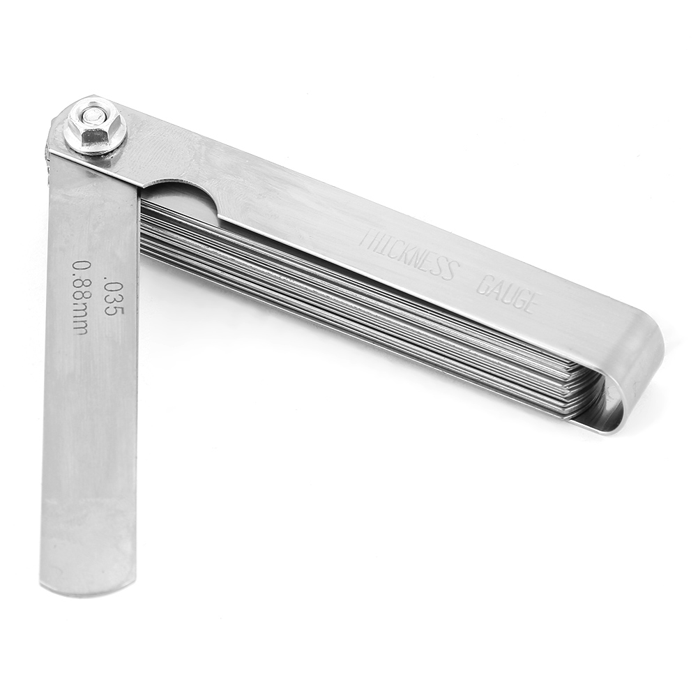 89 Mm Edelstahl-fühlerlehre, Metrischer Und Zoll-scale, Schweißnahtprüfwerkzeug 0,04–0,88 Mm