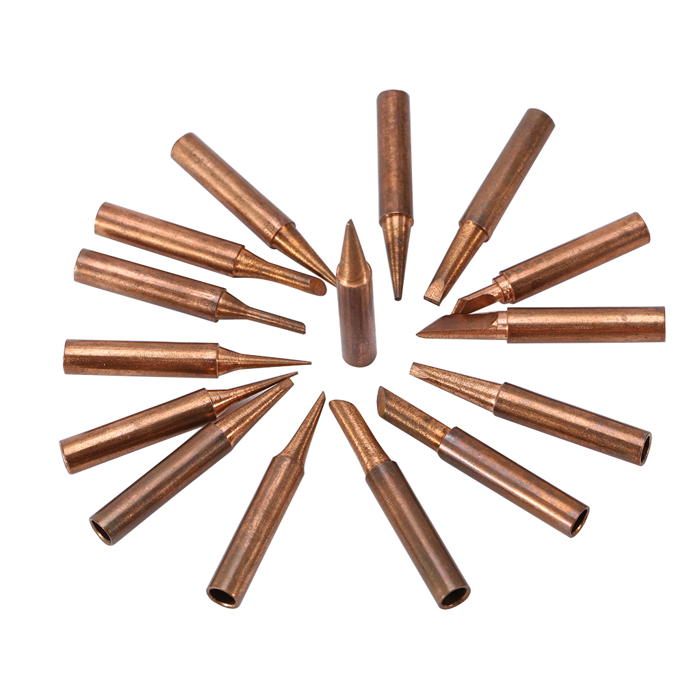 15-teiliges Set Bleifreier Kupferlötspitzen Für 900m-t Lötstationen 936, 937, 938, 969, 8586