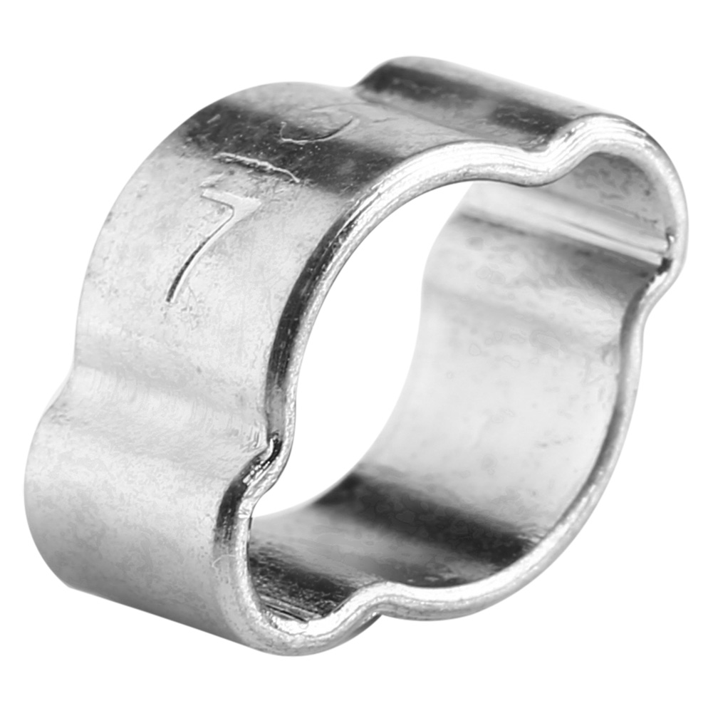 10 Stück Verzinkte, Doppelohrige Schlauchschellen Aus Eisen, 5–23 Mm, Für Kraftstoffschläuche (5–7 Mm)
