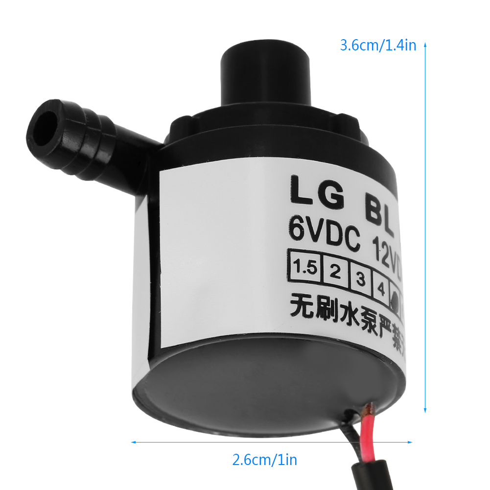 Extrem Leise Mini-gleichstrom-tauchpumpe, 12 V, 5 W, Bürstenlos, 2,5 M Förderhöhe, Für Haushalt Und Industrie