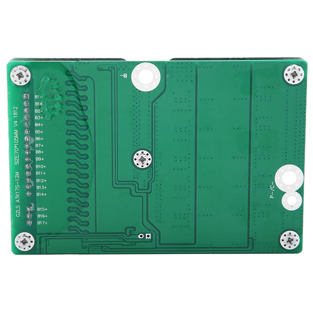 17-poliges 60v 50a Lithium-ionen-batterieschutzmodul Mit Ausgleichsfunktion