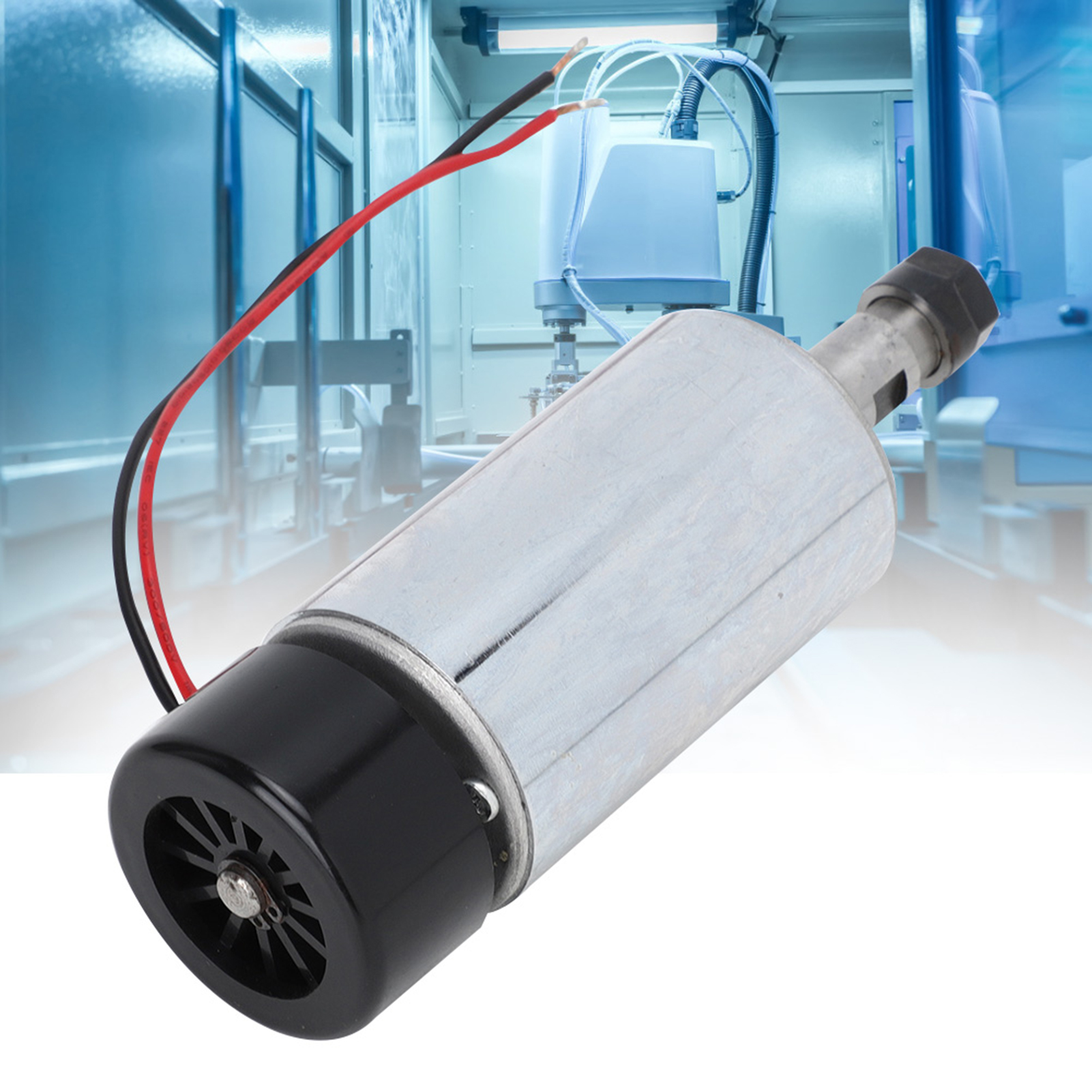 12-48vdc Gravierspindel, 300w Gebürstete Hochgeschwindigkeitsspindel, Luftgekühlt