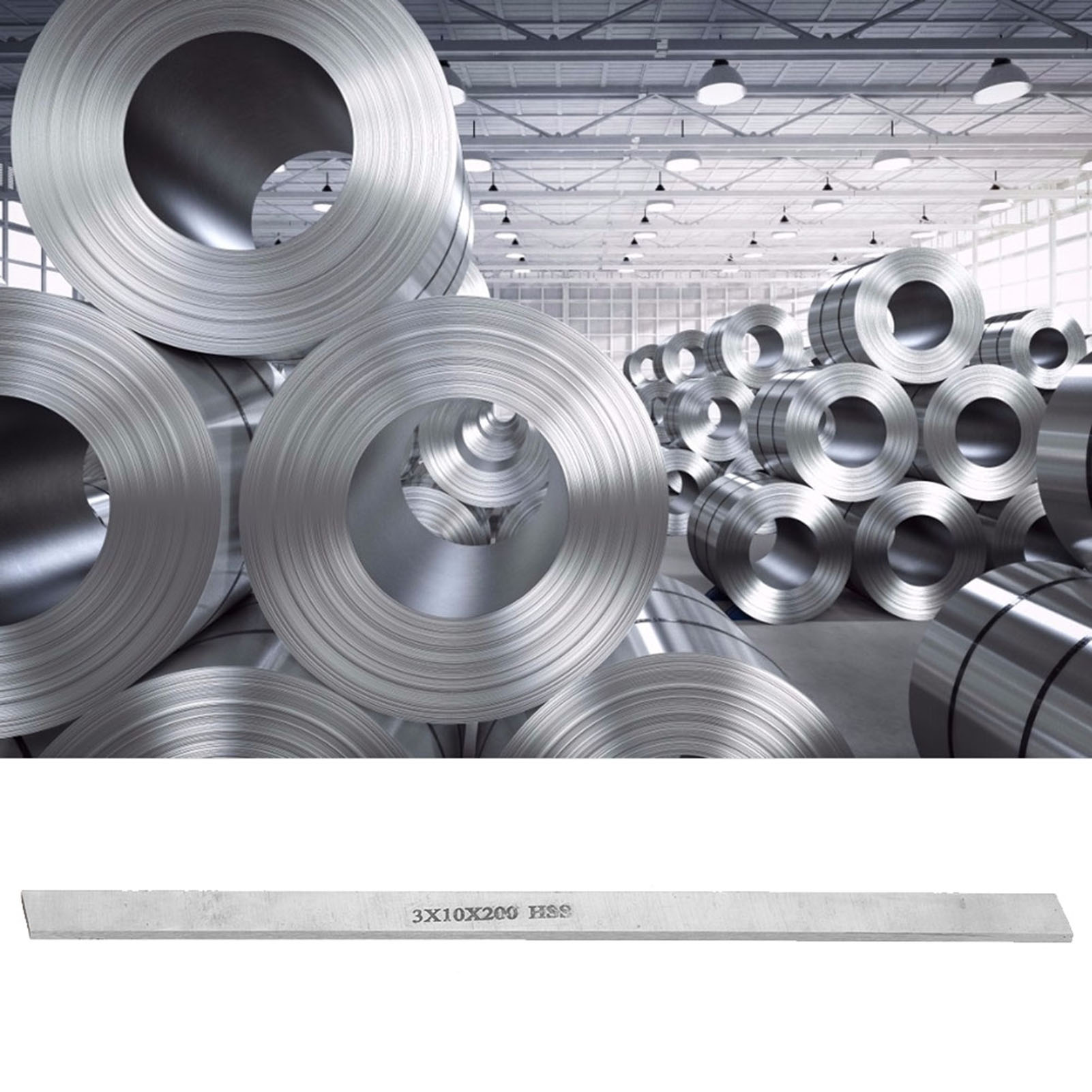 Hss-drehwerkzeug Aus Schnellarbeitsstahl, Quadratischer Weißer Stahlstab (3 10 200 Mm)