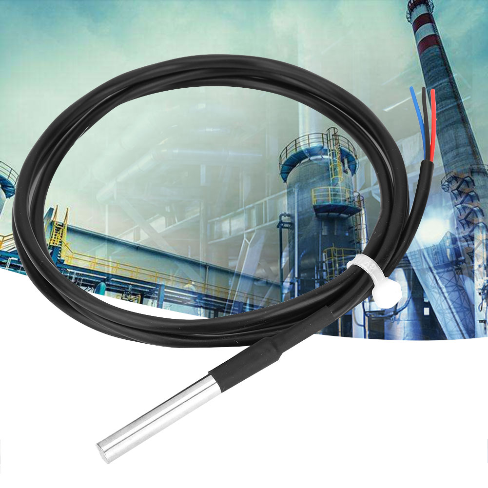 Wasserdichter Temperatursensor, Temperaturfühler, Digitales Thermometer, 1 M Temperaturfühler
