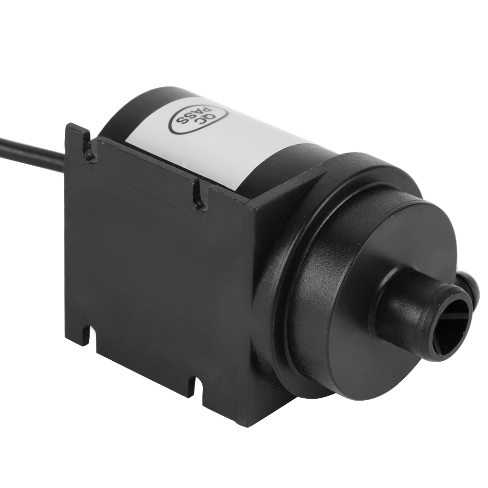 12v Dc 18w Schwarze, Hochtemperaturbeständige Umwälzpumpe Und Leise, Bürstenlose Wasserpumpe