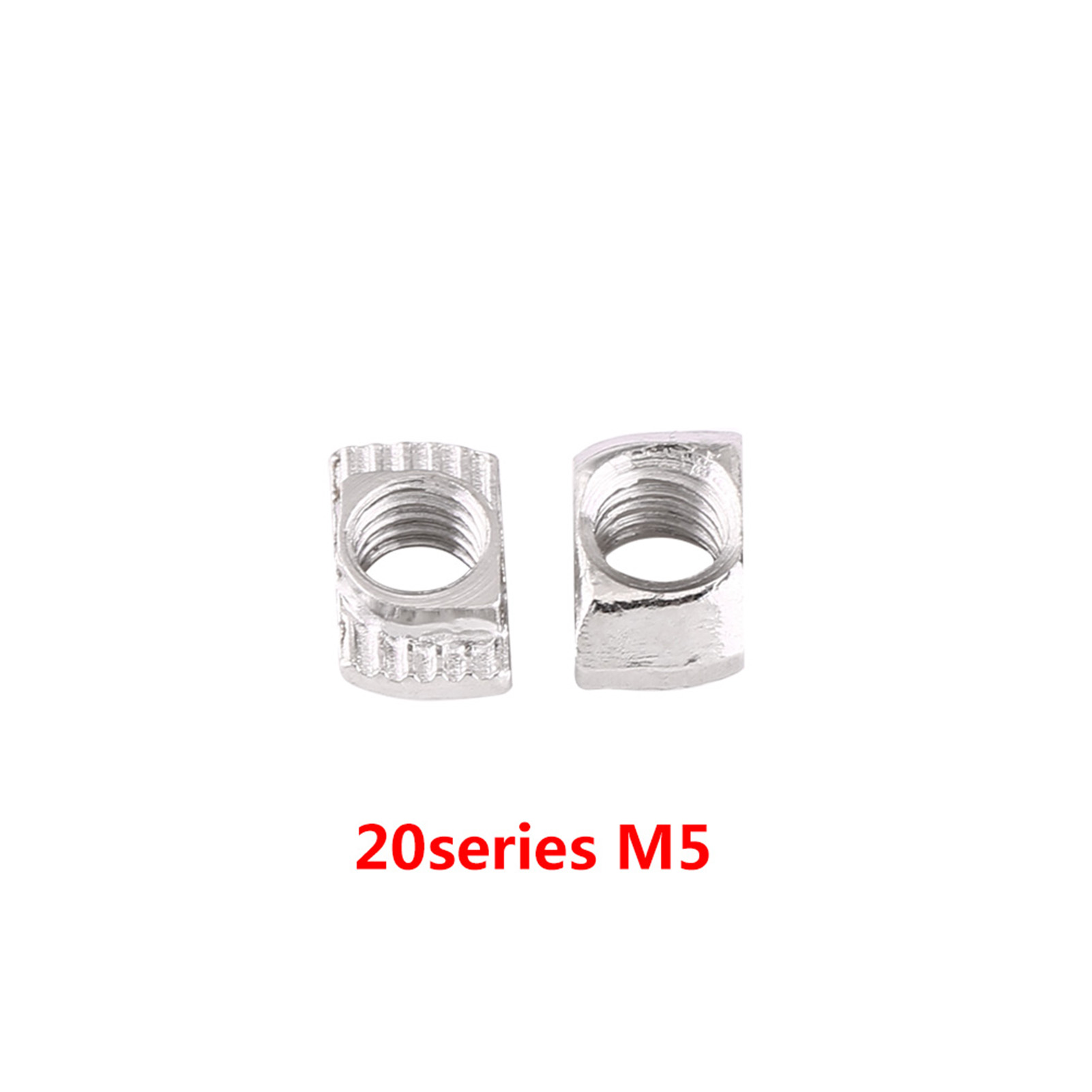 T-nut-hammermutter, Vernickelter Kohlenstoffstahl, Befestigung An Aluminiumprofil (eu20 M5106)