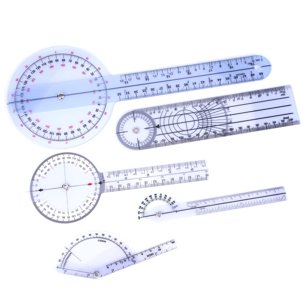 5 Stück 6/8/10 Zoll 360 Grad Grad Medizinisches Lineal Für Spinalangiometer (set 1)