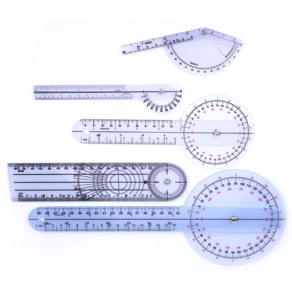 5 Stück 6/8/10 Zoll 360-grad-grad-medizinlineal Für Spinalangiometer (2er-set)