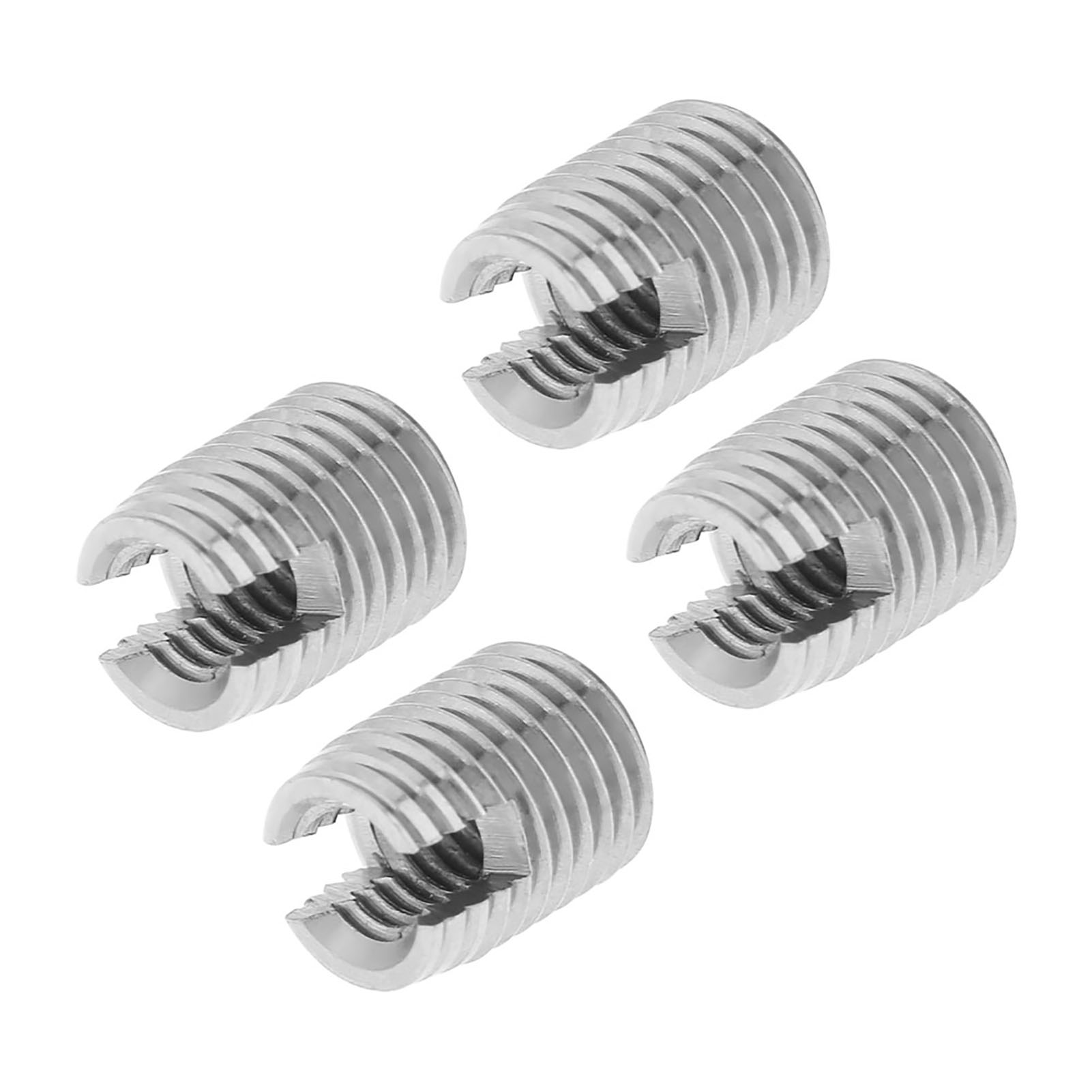 20-teiliges Set Selbstschneidender Gewindebinder Mit Nut Aus Metall Zur Reparatur Von Spiralgewinden, M4 X 8 Mm
