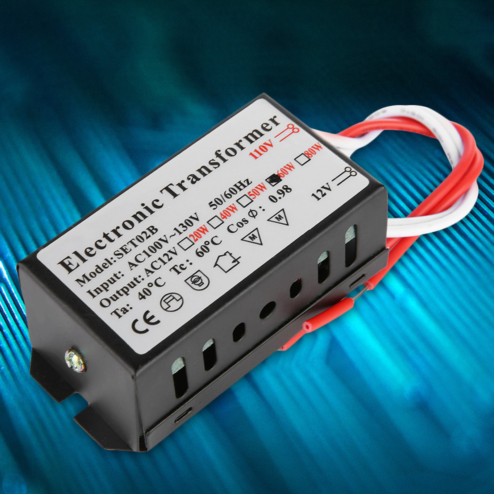 Elektronischer Spannungswandler Mit Intelligentem Netzteil-treiber (60 W) Von 110 V Auf 12 V