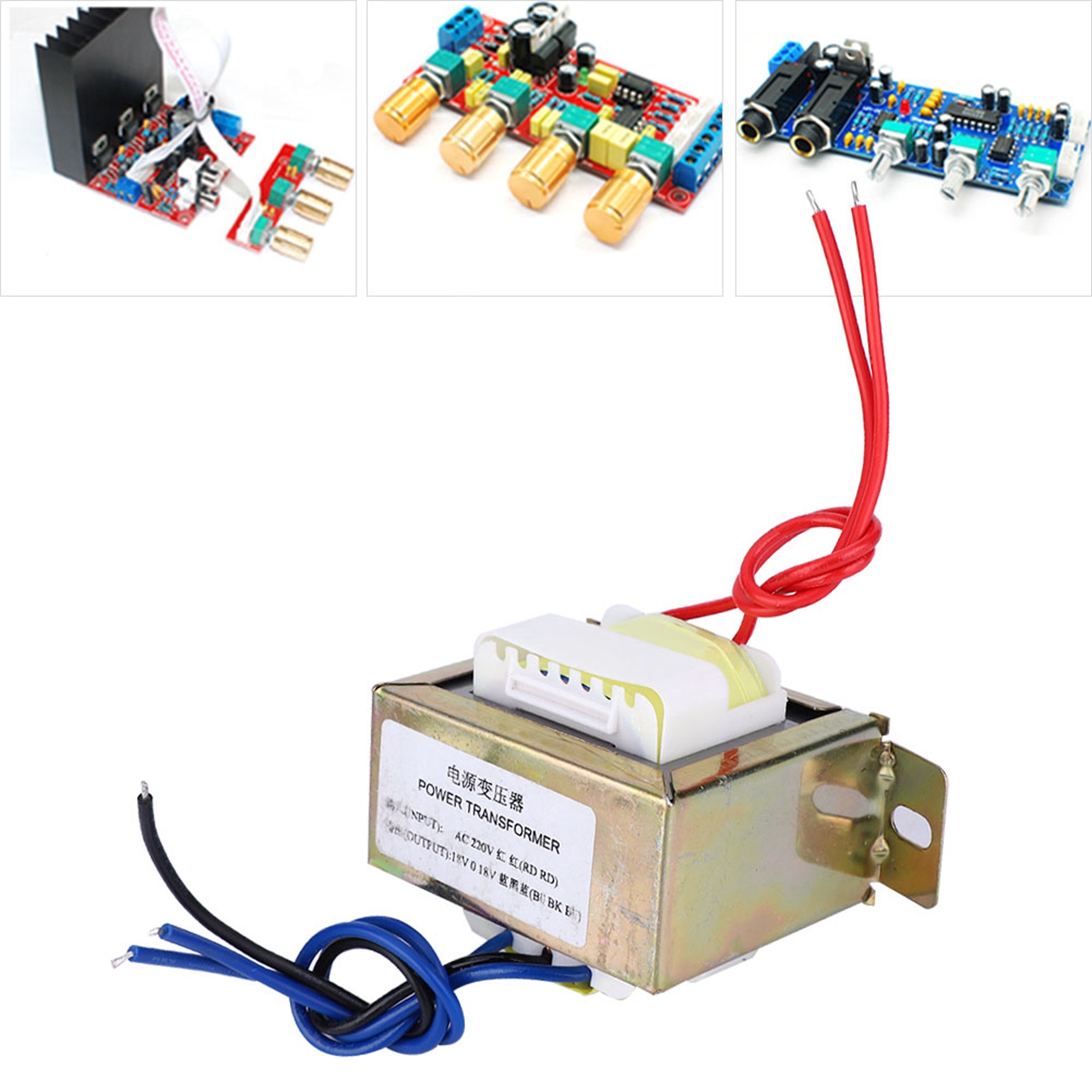 18v 50w Ac 220v Auf Dual Ac 18v Netztransformator Für 2.1-kanal-verstärkerplatine Und Vorverstärker (18v 50w) 18v 50w