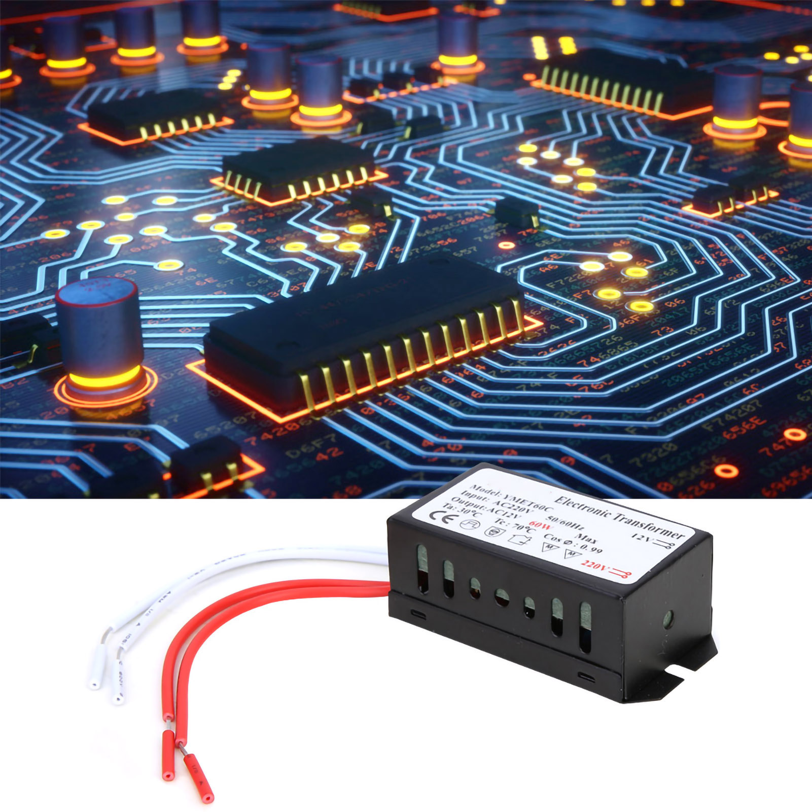 Elektronischer Spannungswandler Mit Intelligentem Netzteil-treiber Von 220 V Auf 12 V (60 W)