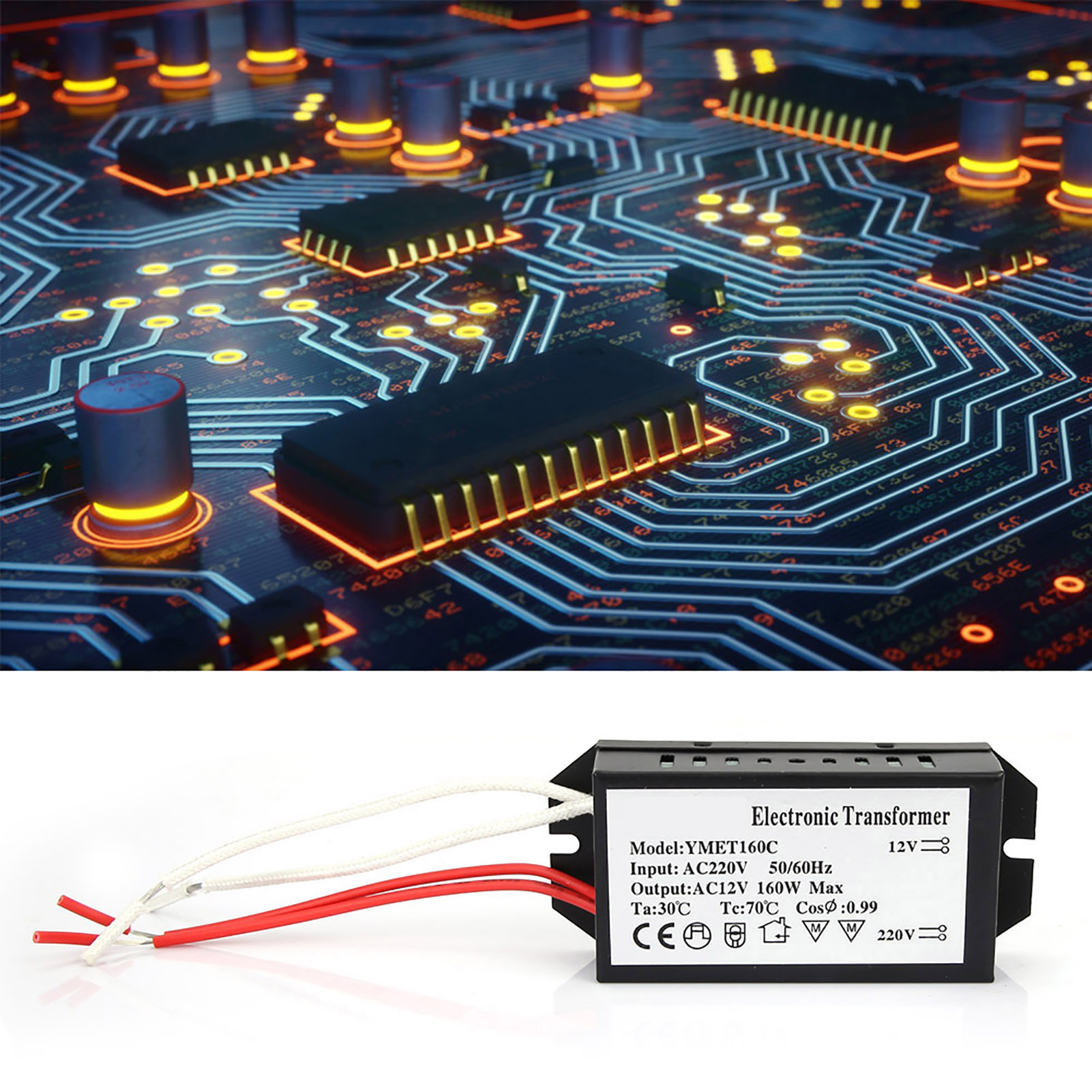 Elektronischer Spannungswandler Mit Intelligentem Netzteil-treiber Von 220 V Auf 12 V (160 W)