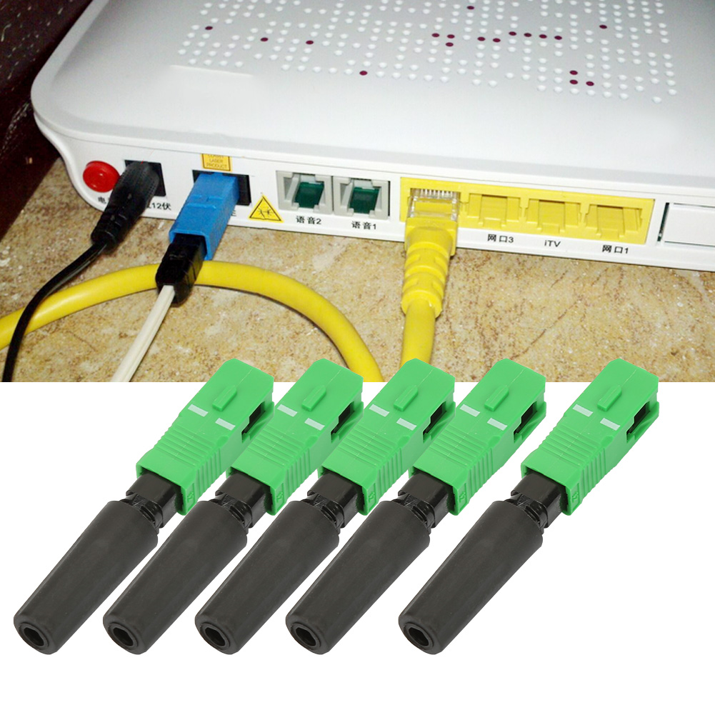 100 Sc/apc-glasfaser-schnellanschlussadapter Für Ftth-netzwerke