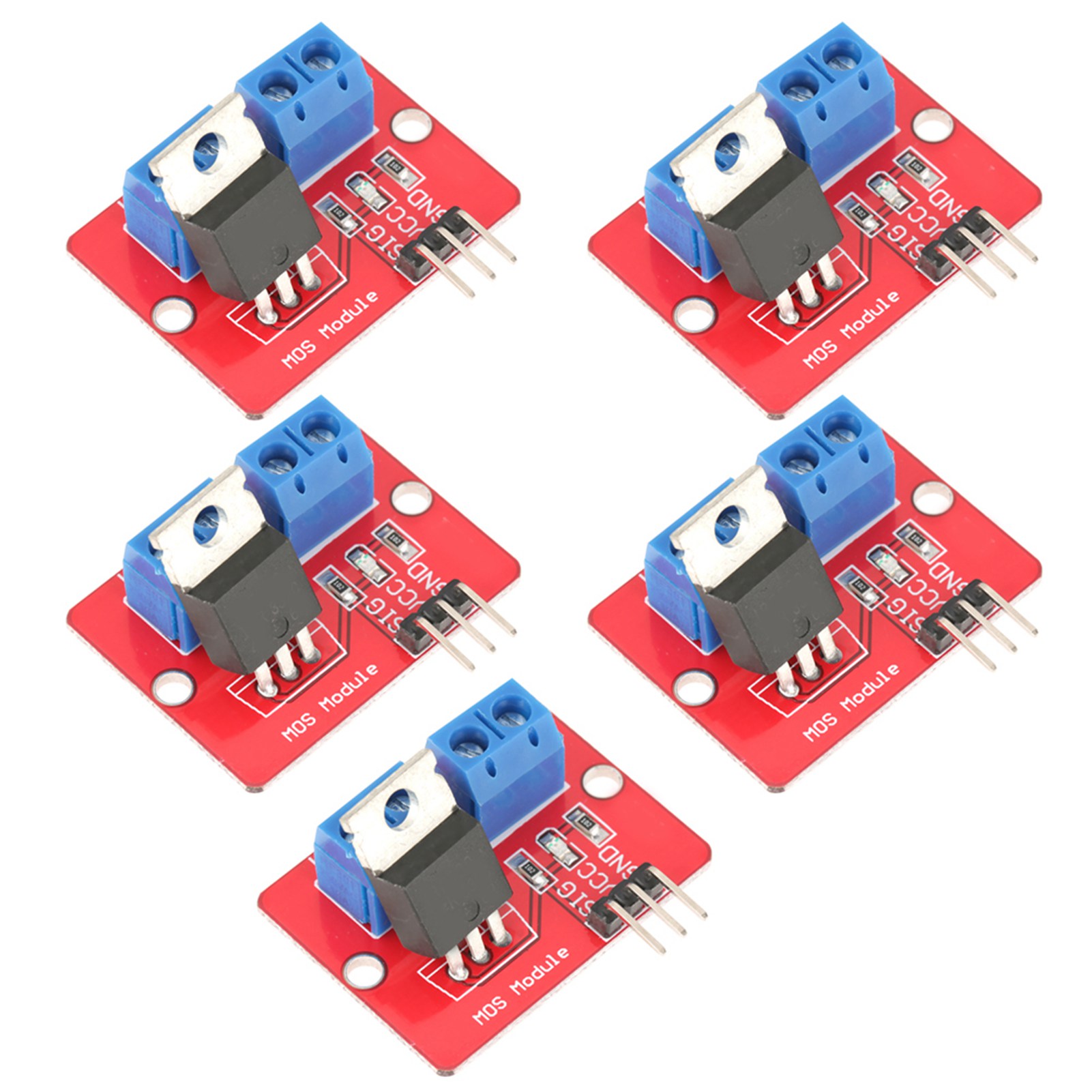 3,3v/5v Mosfet-treibermodule, Pwm-ausgangstreiberplatinen, Ausgang 0-24v