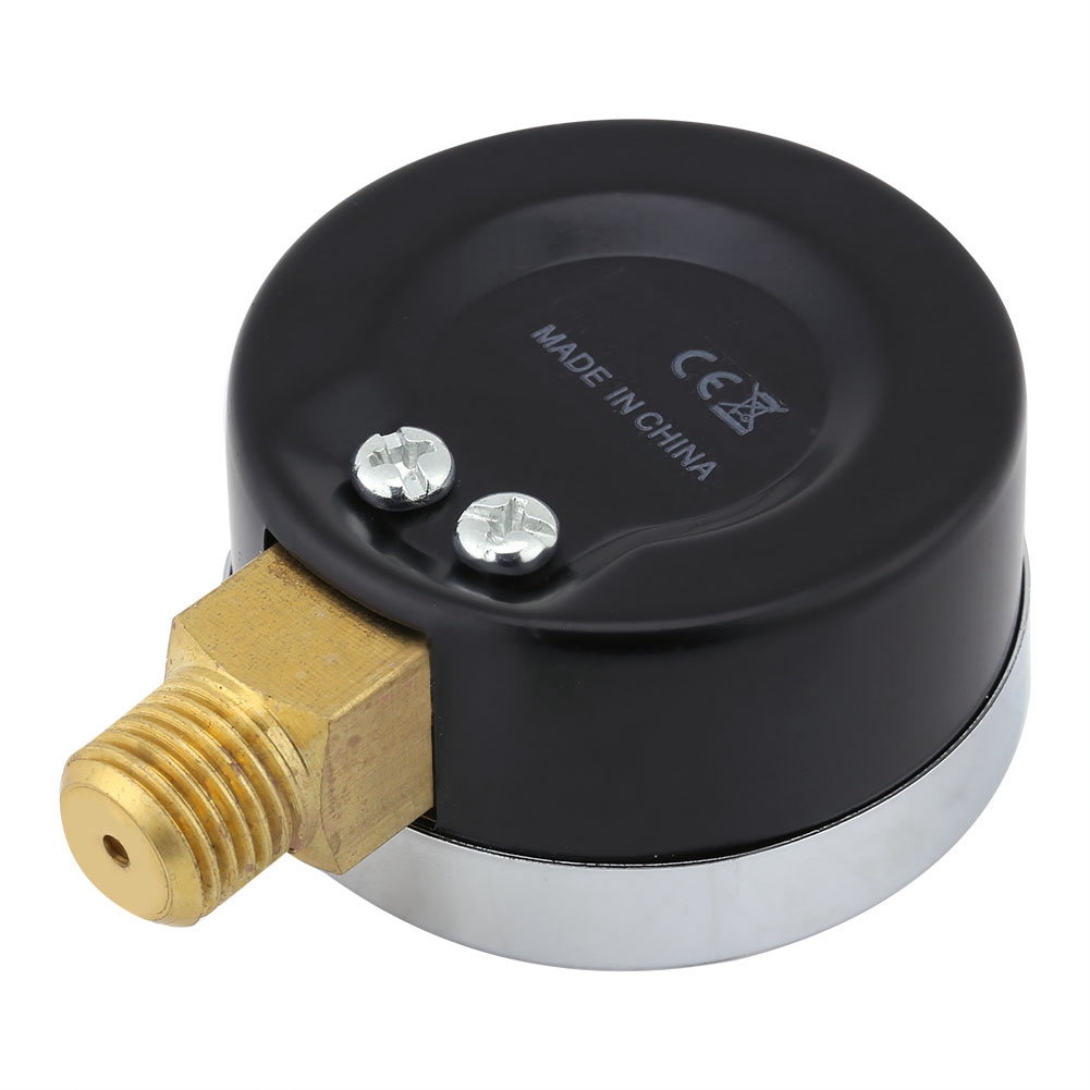 Einteiliges Mini-präzisionsmanometer Für Kraftstoff, Luft, Öl, Flüssigkeiten Und Wasser, 0–200 Psi, 1/4"-npt-gewindeanschluss