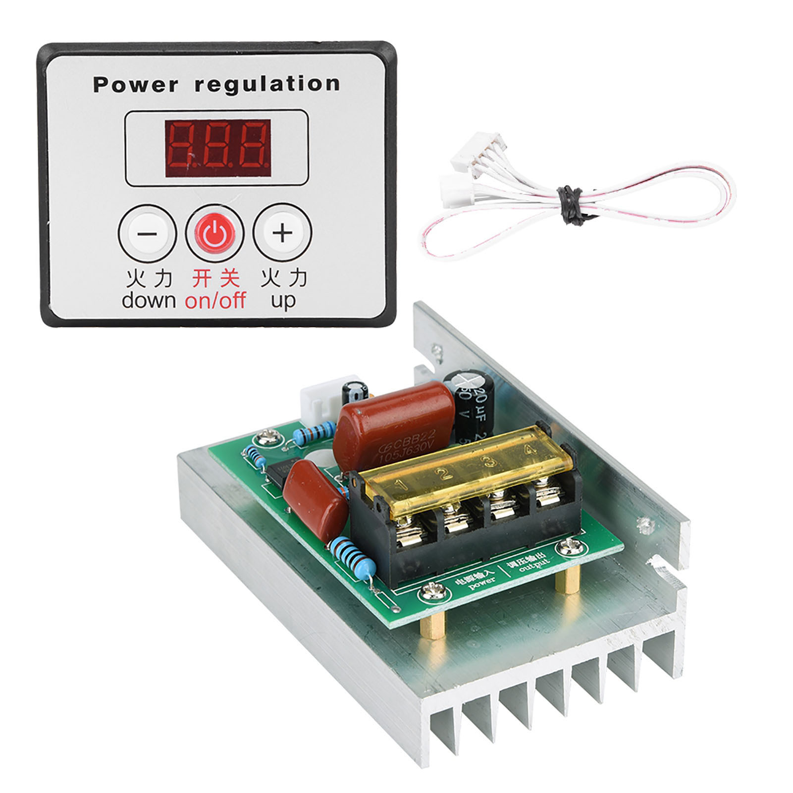 6000w Scr Digitaler Spannungsregler, Drehzahlregler, Dimmer, Thermostat, 220v Wechselstrom