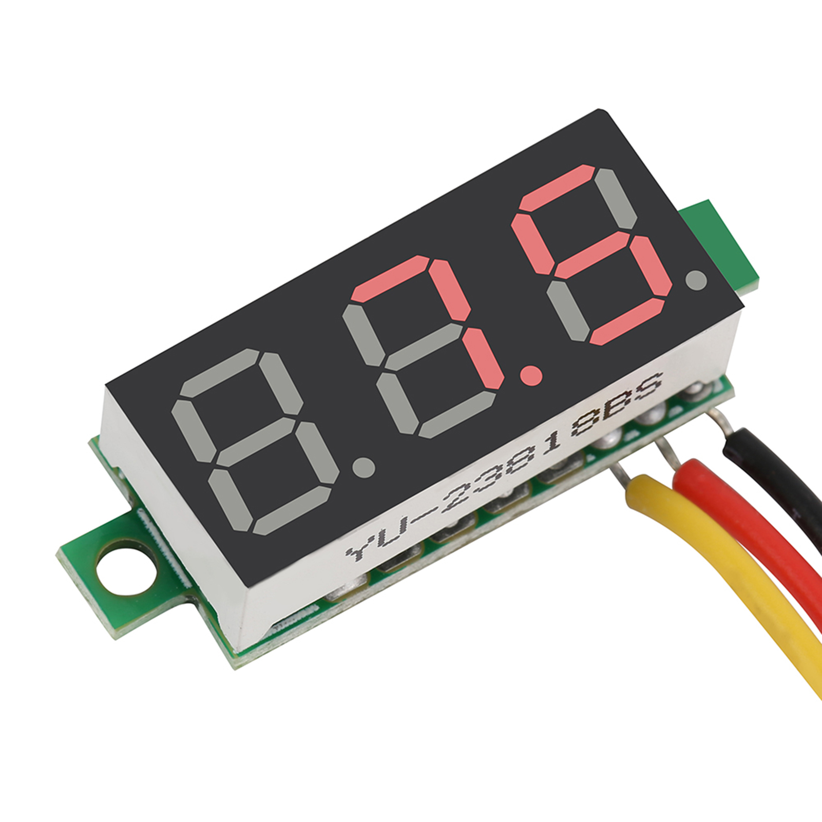 1 Stück Digitales 0,28-zoll-led-display-voltmeter-gleichstrommessgerät 0-100 V (rot)