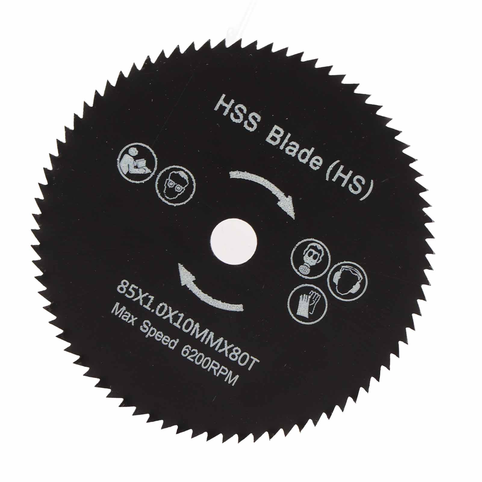 85 Mm Edelstahl-kreissägeblatt Mit 80 Zähnen, Lochdurchmesser 10 Mm