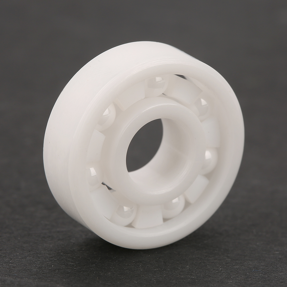 8 Weiße, Vollkeramische Zro2-miniaturkugellager 608, 8 X 22 X 7 Mm