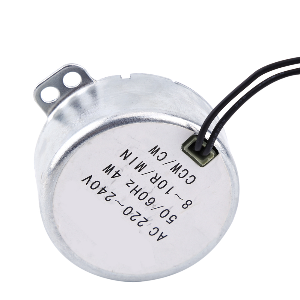 1 Stück 220-240 V Wechselstrom-synchronmotor, Getriebemotor, 4 W, Dreht Sich Vorwärts/rückwärts (8-10 U/min)