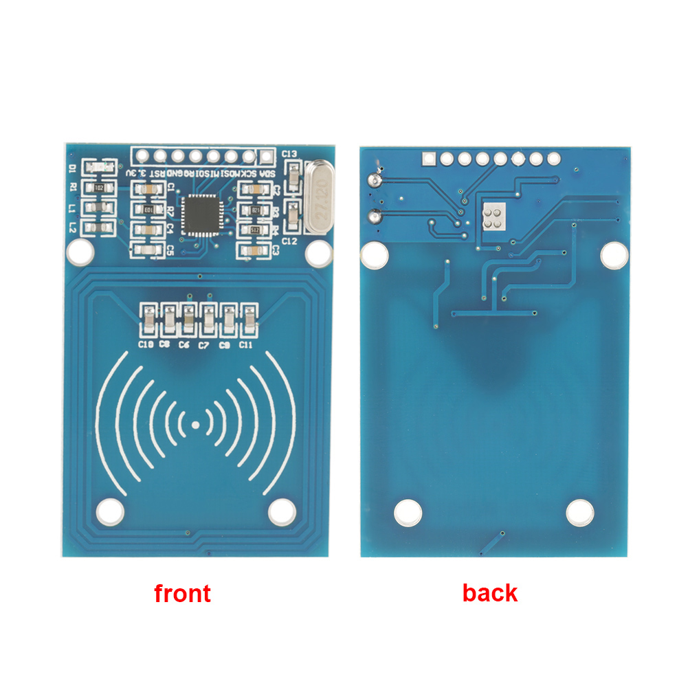 5-teiliges Set Bestehend Aus Rfid-ic-kartensensormodul, S50-rohlingkarte Und Schlüsselanhänger