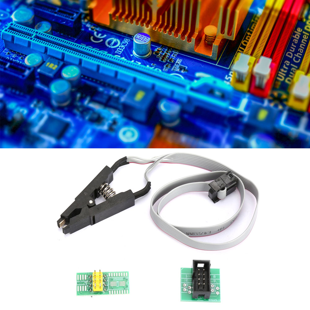 Soic8 Sop8 Flash-chip Ic Testanschluss Programmierbuchse Adapterplatine Kabel