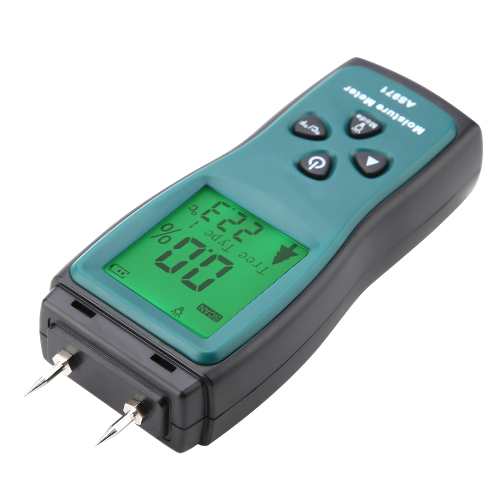 Smart Sensor As971 Digitales Holzfeuchtemessgerät Mit Lcd-anzeige 0–40℃