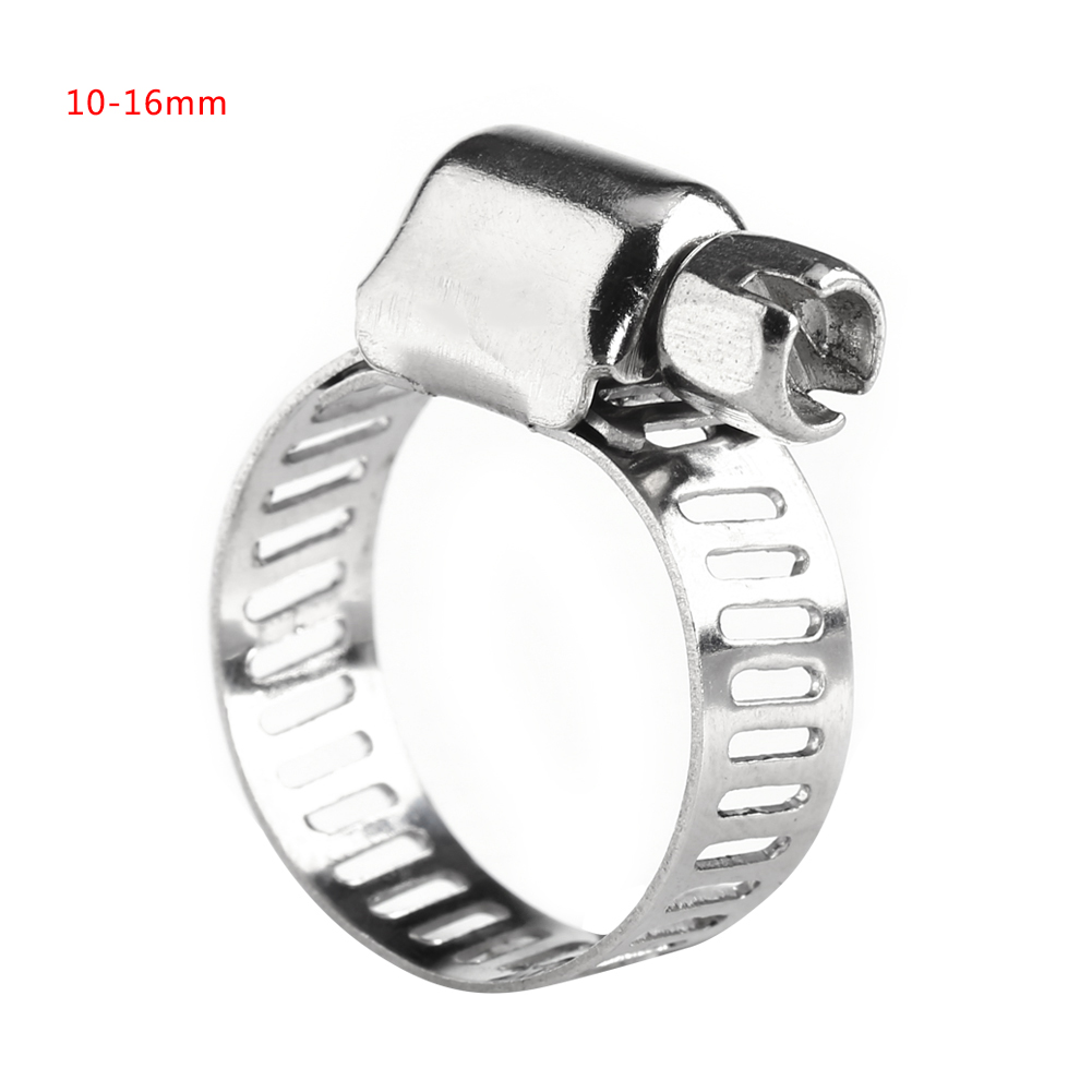 Verstellbare Schlauchschellen Mit Schraubklemmen, Edelstahl-rohrschellen (10 Mm - 16 Mm)