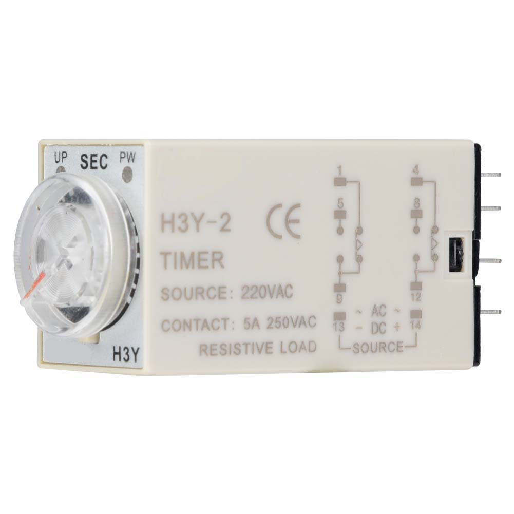 H3y-2 Ein-/ausschalt-timer-relais Mit Zeigersteuerung Und Verzögerungstimer, 8-polig, 5 A, 220 V Ac (1s)