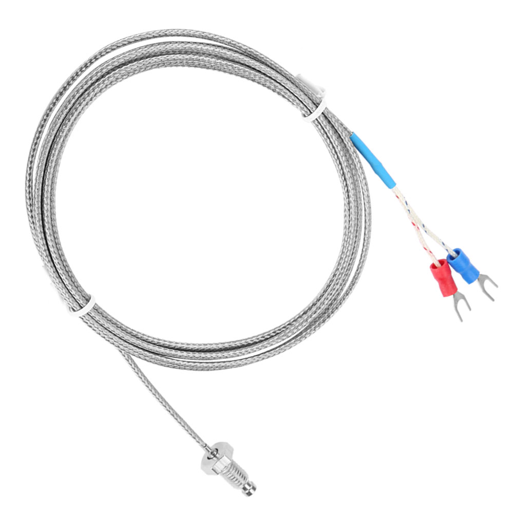 M6-schraube Mit Feingewinde Typ K, Thermoelement-temperatursensorkabel 0-400℃ (5 M)
