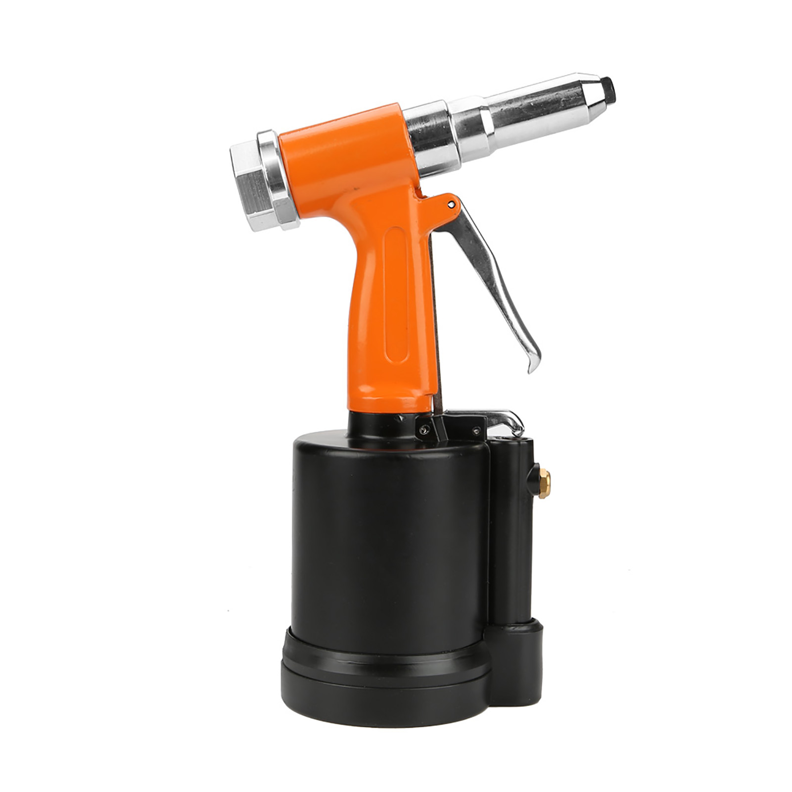 Industrielles Pneumatisches Nietpistolen-set 3,2–6,4 Mm, Orange/schwarz