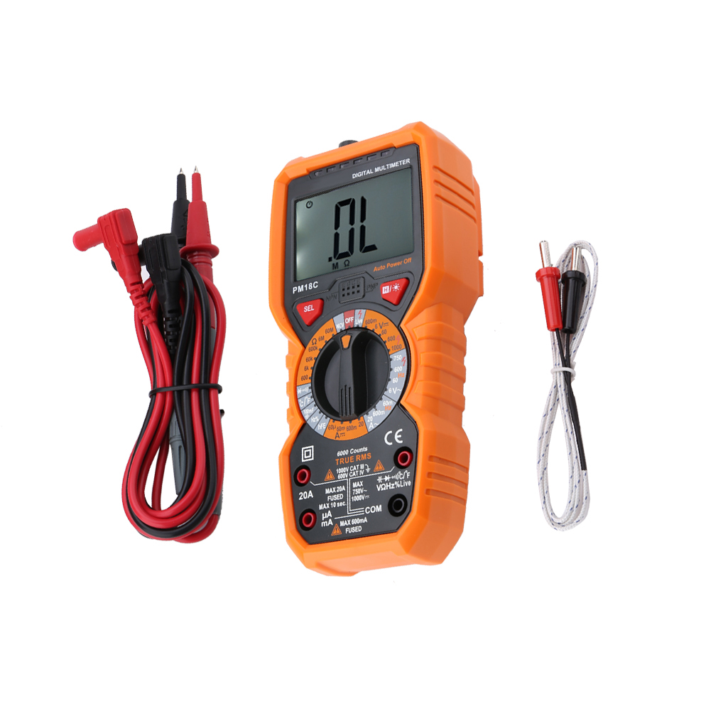 Peakmeter Pm18c Intelligentes Digitales Multimeter Spannungs- Und Widerstandsmessgerät (ncv-tester)