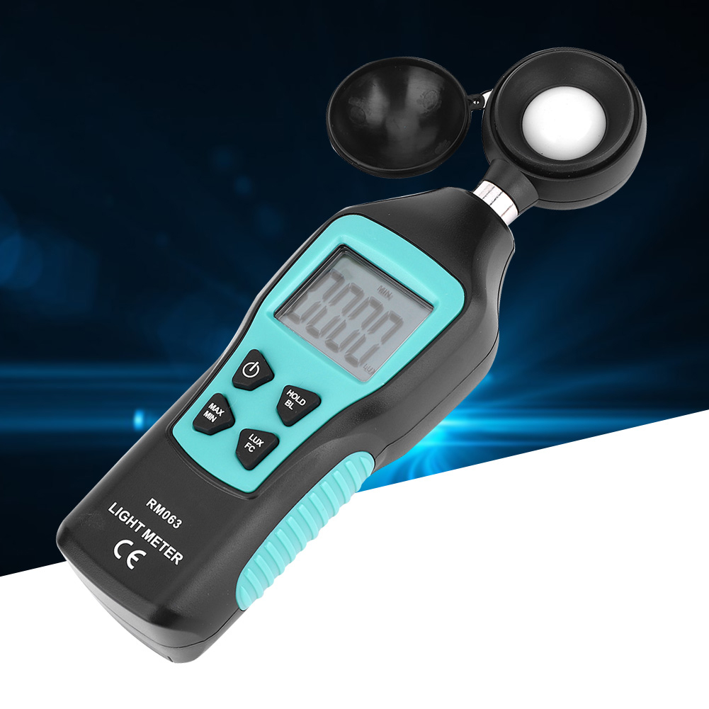 Tragbarer Hochpräziser Digitaler Lcd-belichtungsmesser Rm063 (luxmeter, Beleuchtungsstärkemesser, Photometer)