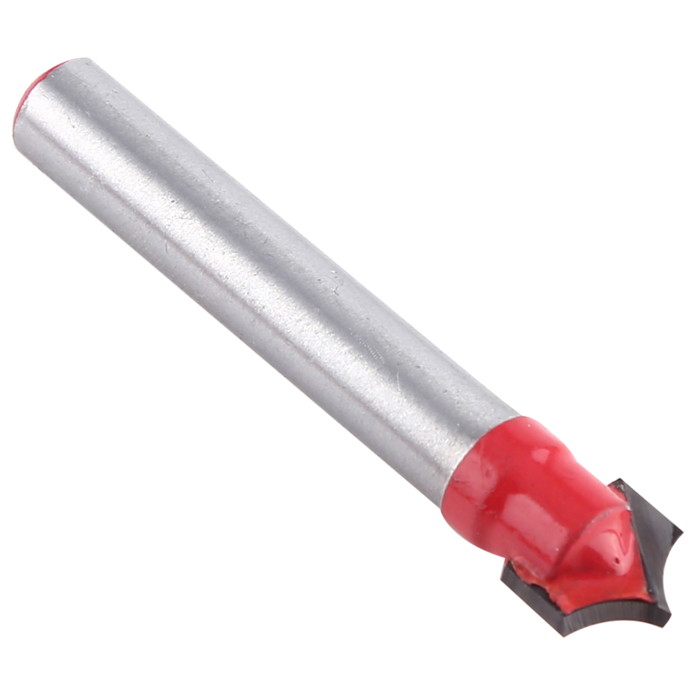 6-mm-schaft, 3d-cnc-gravur, V-nut-nadelspitzenfräser Holzbearbeitungswerkzeug (8 Mm)