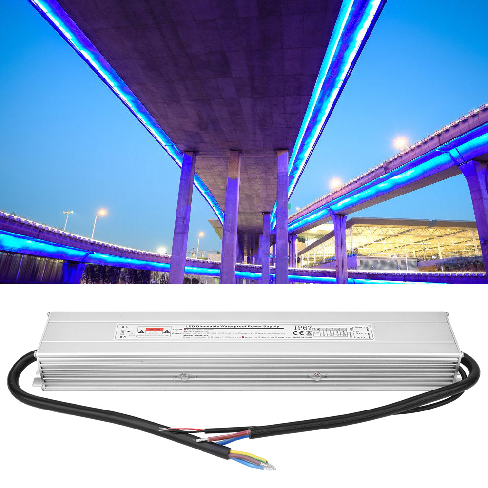 Dimmbares Led-netzteil, Wasserdicht (ip67), Eingang: Ac 170–260 V (50/60 Hz), Ausgang: 24 V, 200 W, 8,33 A