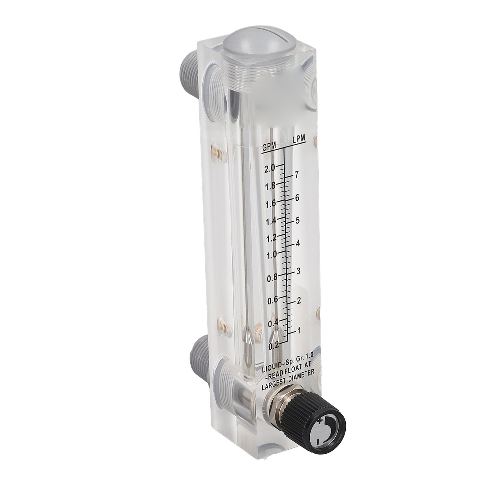 Einbau-durchflussmesser, 0,2-2 Gpm, Acryl-flüssigkeitsdurchflussmesser-prüfgerät Zur Messung Und Einstellung