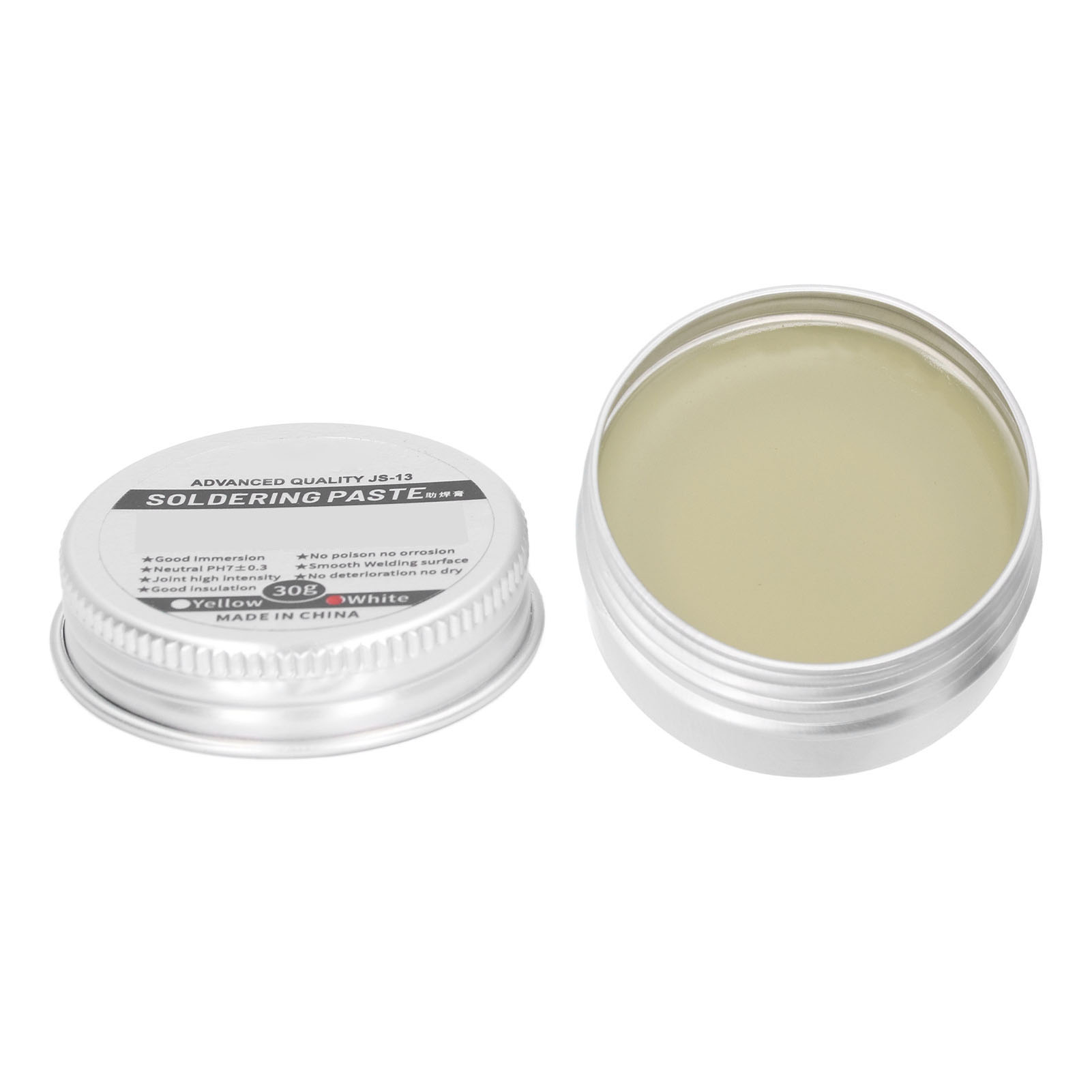 Lötpaste, Flussmittel Auf Kolophoniumbasis Für Niedrige Temperaturen, No-clean-lötzubehör, Weiß, 30 G