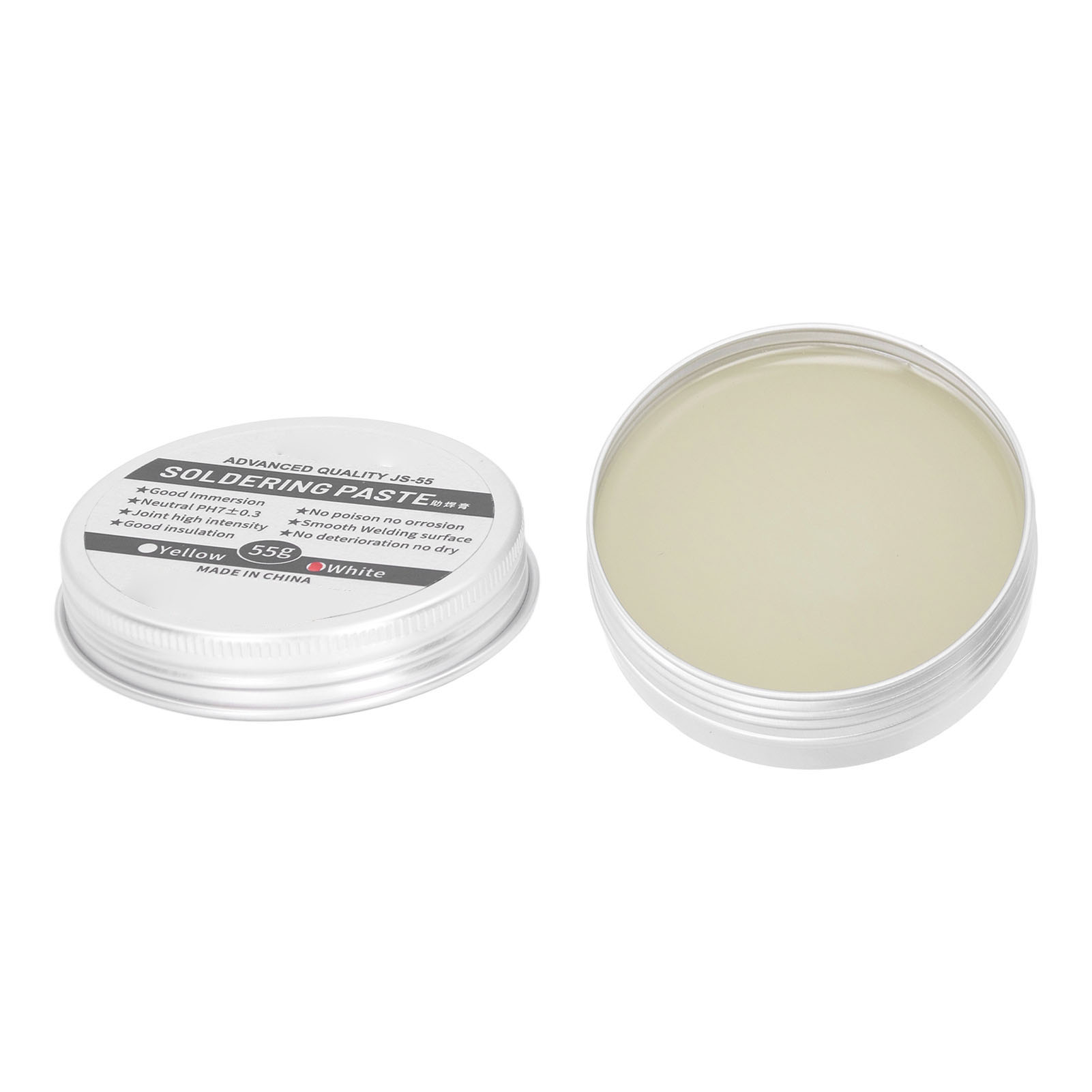 Lötpaste, Flussmittel Auf Kolophoniumbasis Für Niedrige Temperaturen, No-clean-lötzubehör, Weiß, 55 G