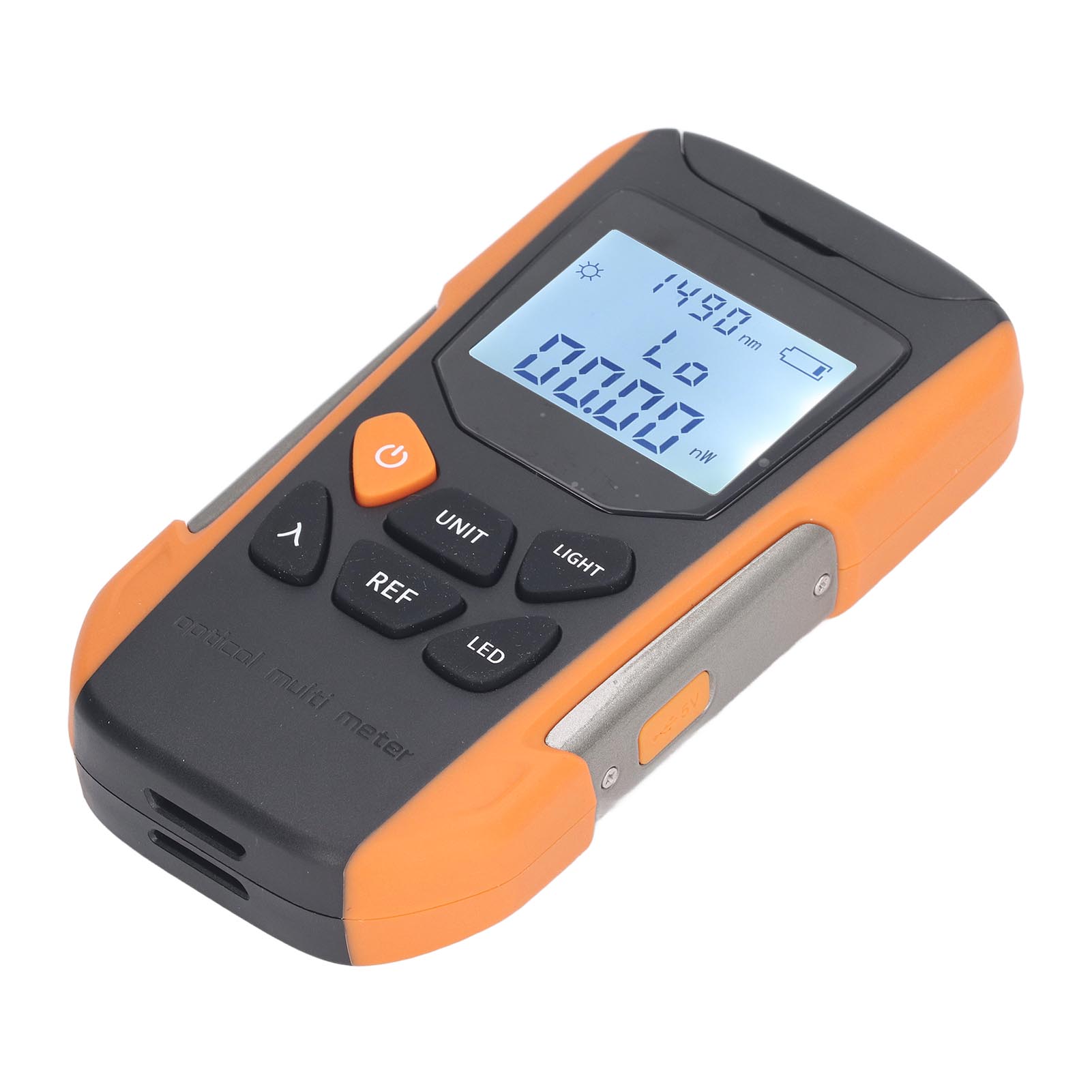 Präzisions-leistungsmesser Für Glasfasern -70 Bis +10 V, Mini-batterie-fasertester Mit Wiederaufladbarem Lithium-ionen-akku, 5 V Dc