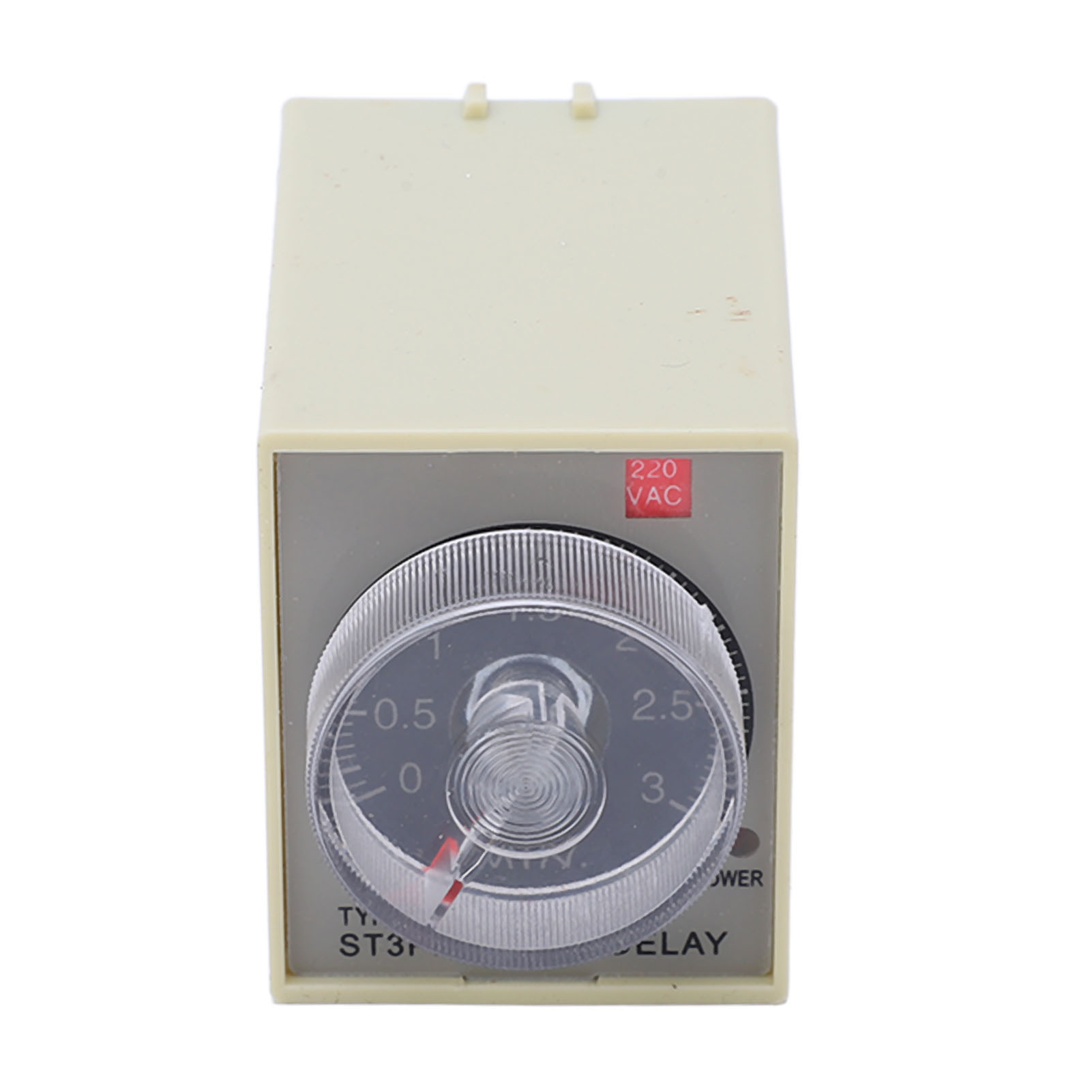 Berm Zeitverzögerungsrelais Mit Drehknopf, Hochpräziser Timer, Ac 200–220 V, St3pf, 3 Minuten