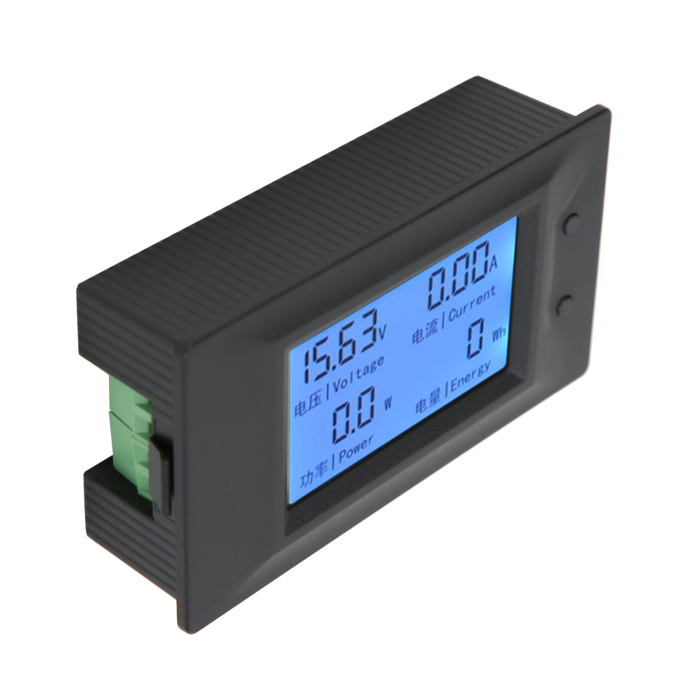 Digitales Gleichstrom-spannungs- Und Strommessgerät, Energiezähler, Batterietester 30a