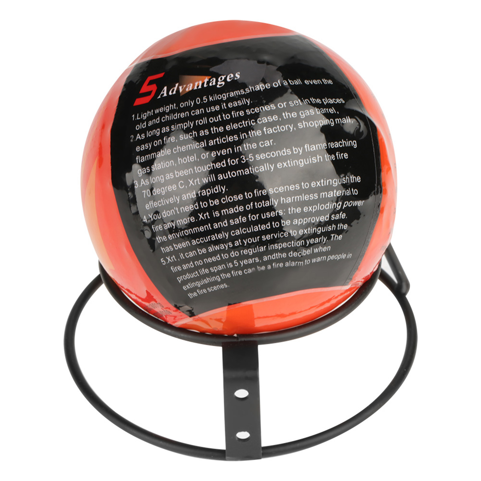 Feuerlöscherball Zum Einfachen Werfen, Feuerlöschwerkzeug, Sicherheitsmaßnahme (0,5 Kg)