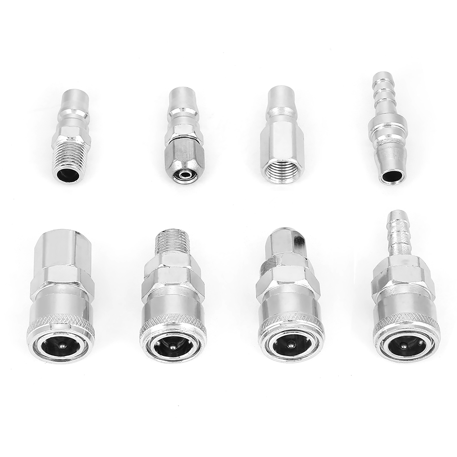 8-teiliges Set Mit 1/4"-schnellkupplungen Für Druckluftschläuche