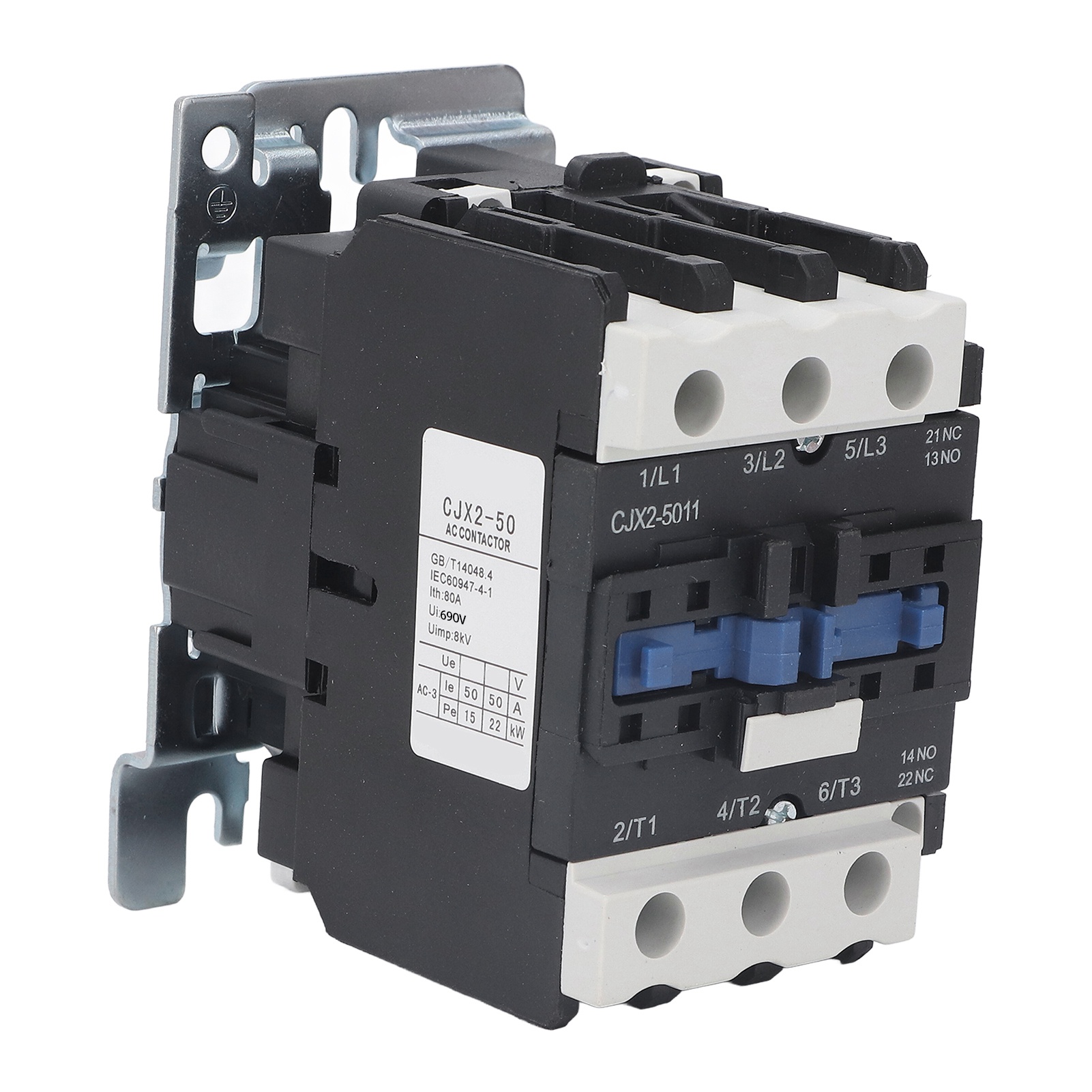 Wechselstromschütz Mit Silberkontakten, Laststeuerschalter, 50 A, Für Stromversorgungen, 380 V Wechselstrom