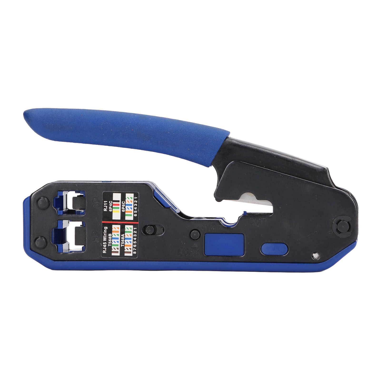 Rj45-crimpzange, Crimpzange Für Ethernet-netzwerkkabel, Abisolierwerkzeug Und Schneidwerkzeug Für Cat5- Und Cat6-kabel