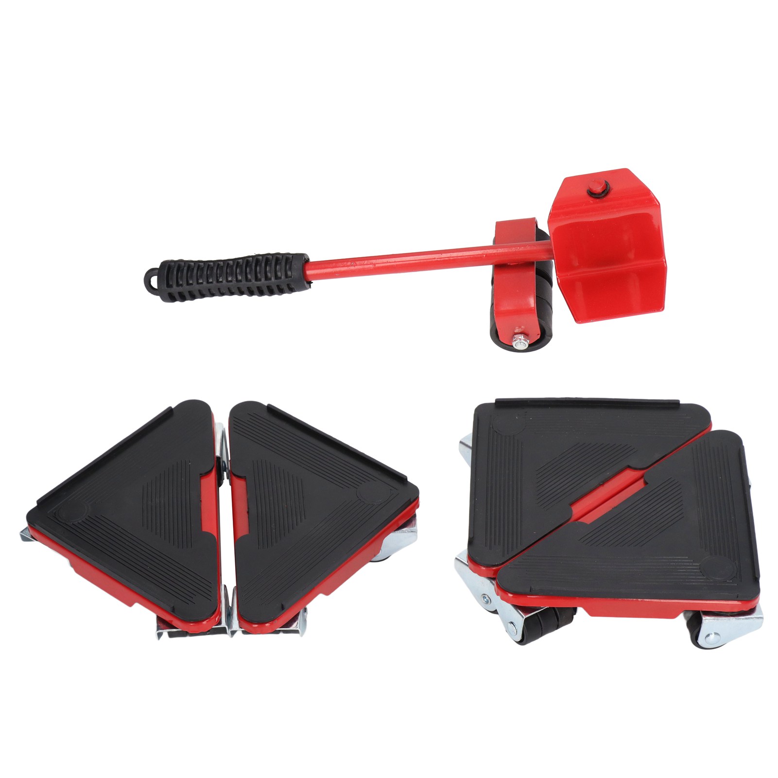 Möbellift-set, Universalwagen, Tragkraft 300 Kg, Für Sofa, Tisch, Schrank, Rot