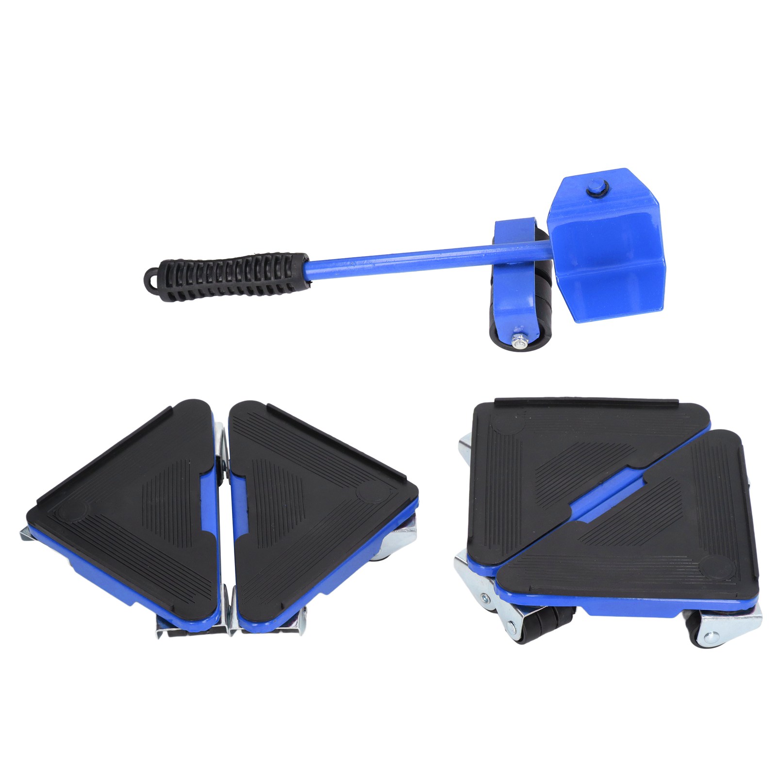5er-set Möbellifte, Universalwagen, Tragkraft 300 Kg, Für Sofa, Tisch, Schrank, Blau