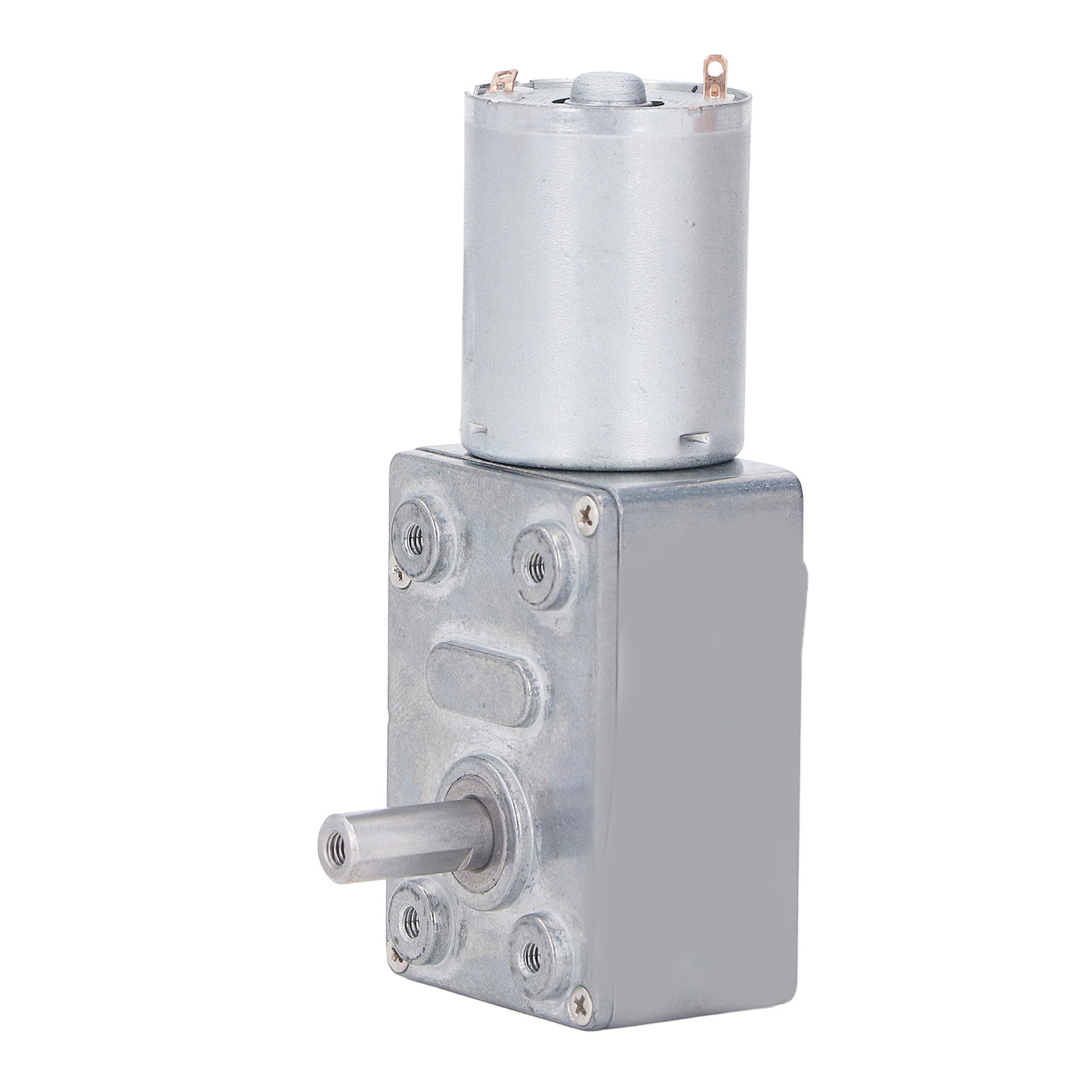 Getriebemotor Mit Schneckengetriebe, Einstellbare Drehrichtung (im/gegen Den Uhrzeigersinn), Hohes Drehmoment, Selbsthemmend, 12 V Dc, 2 W, 0–300 U/min