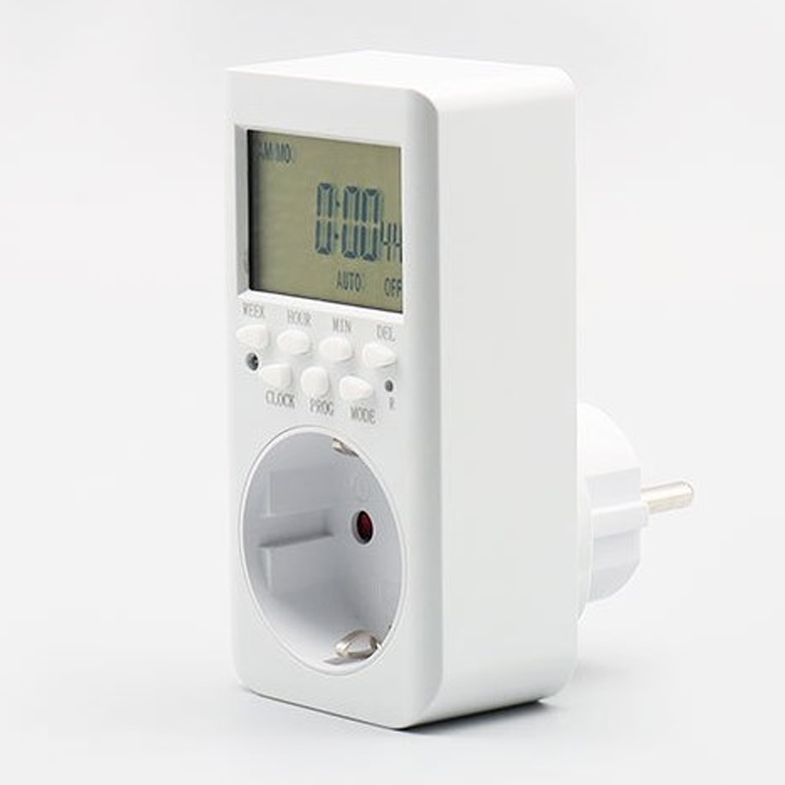 Zeitschaltuhr Für Innensteckdose, 24 Stunden, Programmierbarer Lichtschalter, Eu-stecker, 230 V